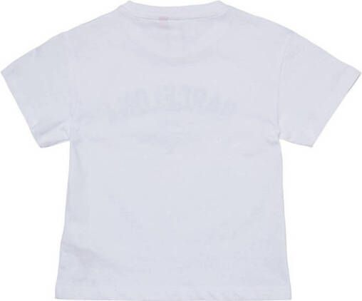 VERO MODA GIRL T-shirt VMMIRANDAFRANCIS met printopdruk wit groen