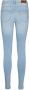 VERO MODA regular waist slim fit jeans VMALIA light blue denim - Thumbnail 3