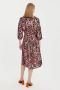 VERO MODA jurk VMJAWI met all over print en ceintuur roze zwart - Thumbnail 4
