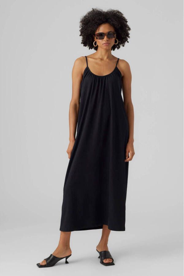 VERO MODA jurk VMLUNA met plooien zwart