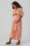 VERO MODA MATERNITY zwangerschapsjurk VMMEMMA van gerecycled polyester beige roze M - Thumbnail 2