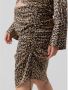 VERO MODA MATERNITY zwangerschapsrok VMMCAILEY met all over print bruin beige Dames Polyester XL - Thumbnail 2