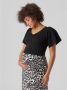 VERO MODA MATERNITY zwangerschapstop VMMGINNY zwart Dames Polyester V-hals XL - Thumbnail 2