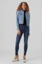Vero Moda Outdoor Kort jeansjack met platte kraag model 'LUNA' - Thumbnail 5