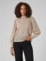 Vero Moda Shirt met lange mouwen VMBECCA LS HIGH NECK LACE TOP JRS NOOS - Thumbnail 2