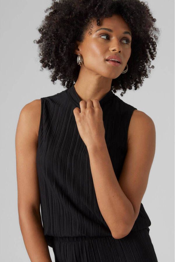 Vero Moda Shirt met staande kraag VMCIRA SL TOP JRS NOOS - Foto 2