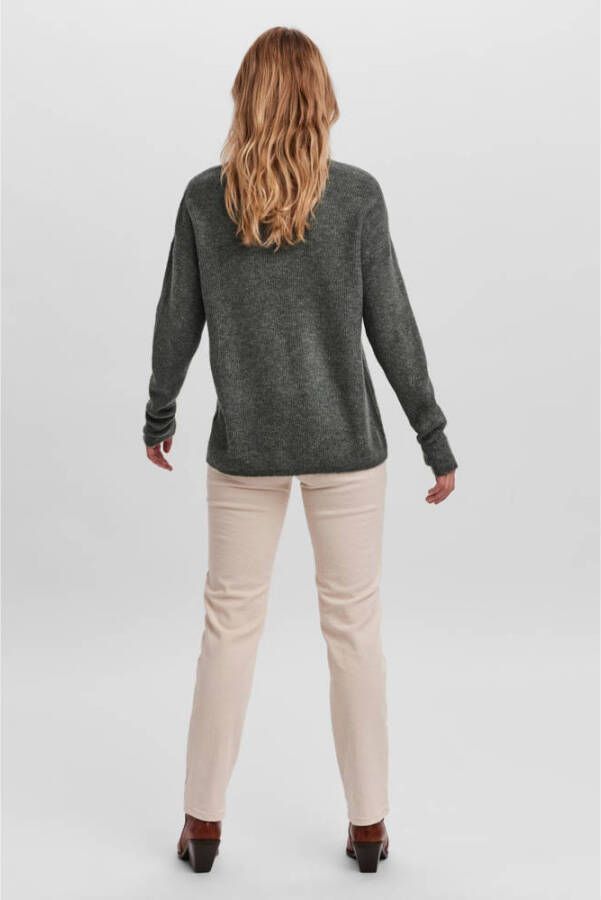 VERO MODA trui VMCREWLEFILE groen