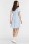 VERO MODA wikkeljurk VMHENNA van gerecycled polyester lichtblauw - Thumbnail 3