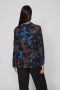 VILA blouse VIDOGMA met all over print bruin blauw zwart - Thumbnail 4