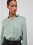 VILA blouse VIELLETTE van gerecycled polyester mintgroen - Thumbnail 4