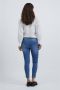 VILA cropped skinny jeans VISKINNIE light blue denim - Thumbnail 3
