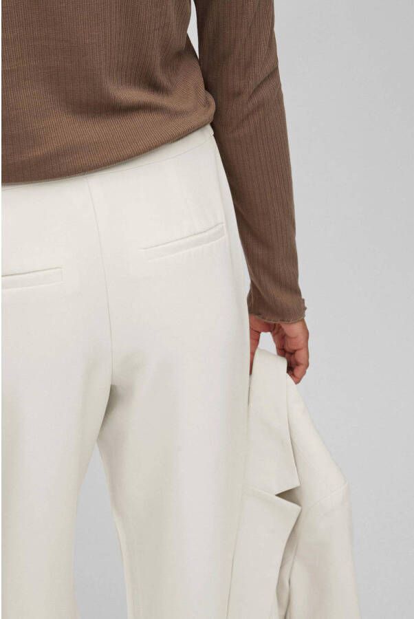 VILA cropped slim fit pantalon VICARRIE LOWNY beige - Foto 2