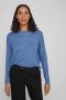 Vila Trui Noos Knit Abella L S Federal Blue - Thumbnail 4