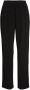 VILA high waist wide leg pantalon VICLUA van gerecycled polyester zwart - Thumbnail 2