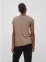Vila T-shirt met ronde hals model 'VIELLETTE' - Thumbnail 4
