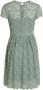 VILA semi-transparante kanten jurk VIKALILA met kant grijsgroen - Thumbnail 2