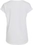 Vila Shirt met ronde hals VIDREAMERS NEW PURE T-SHIRT SU-NOOS Basic dames T-shirt met ronde hals en omgeslagen mouwen - Thumbnail 2