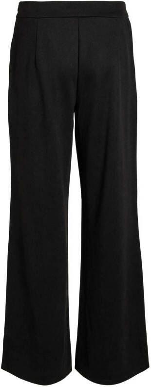 VILA wide leg broek VISUDAS van gerecycled polyester zwart - Foto 2