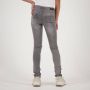 VINGINO super skinny jeans Belina mid grey Grijs Meisjes Denim Effen 146 - Thumbnail 4