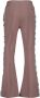 VINGINO flared broek Sari met zijstreep lila Paars Meisjes Polyester Effen 104 - Thumbnail 4