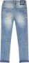 VINGINO skinny jeans Anzio met slijtage cruziale blue Blauw Jongens Stretchdenim 140 - Thumbnail 4
