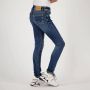 VINGINO high waist skinny jeans DenimG01 dark used Blauw Meisjes Stretchdenim 104 - Thumbnail 3