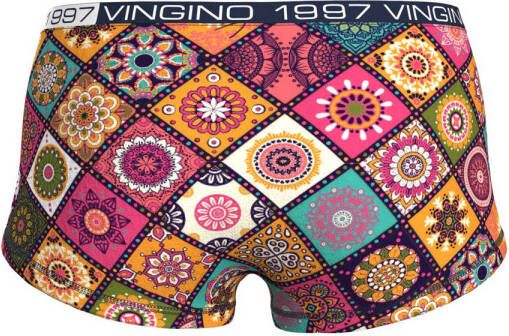 Vingino bh top met short Mandala roze multicolor