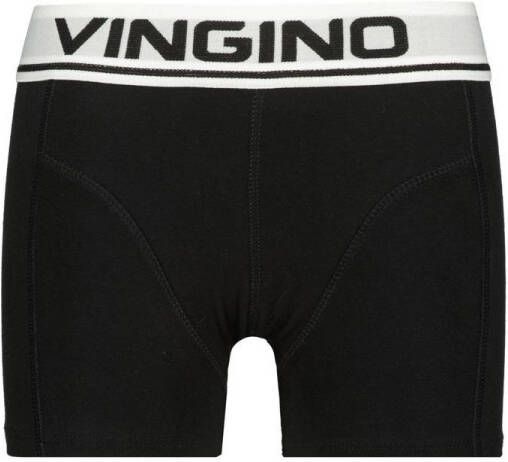 Vingino boxershort set van 5 grijs blauw zwart
