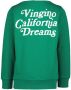 VINGINO hoodie MURFO met backprint groen Sweater Backprint 128 - Thumbnail 2