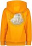 VINGINO hoodie Noell met backprint oranje zwart Sweater Backprint 104 - Thumbnail 5