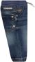 VINGINO baby regular fit jeans Benito blue vintage Blauw Jongens Stretchdenim 56 - Thumbnail 2