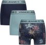 VINGINO Palms boxershort set van 3 donkerblauw grijs Jongens Stretchkatoen 122 128 - Thumbnail 2