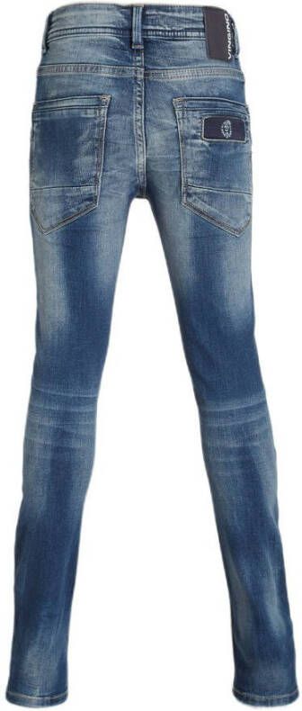 VINGINO regular fit jeans Amintore mid blue wash Blauw Jongens Stretchdenim 116