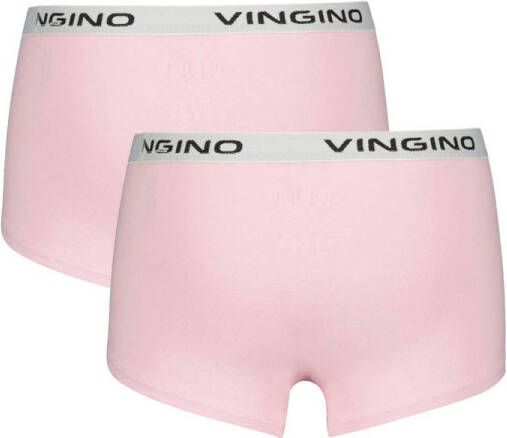 Vingino shorts set van 2 lichtroze