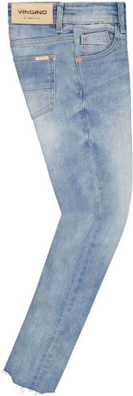 Vingino skinny jeans AMIA CROPPED mid blue wash
