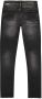 VINGINO super skinny jeans BETTINE black vintage Zwart Meisjes Stretchdenim 104 - Thumbnail 3