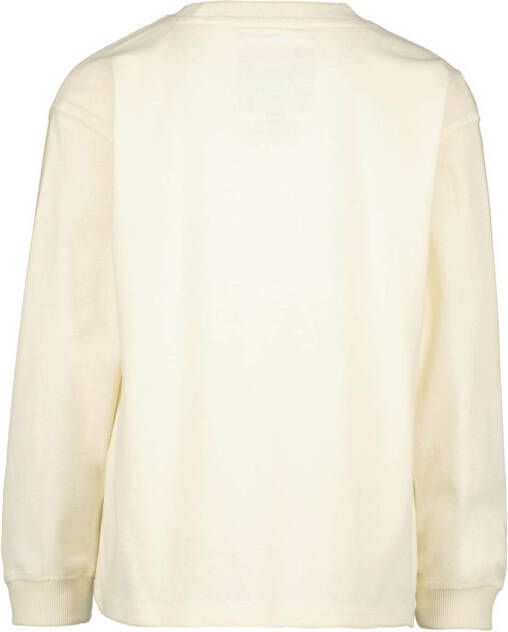 Vingino sweater Jaff met printopdruk wit
