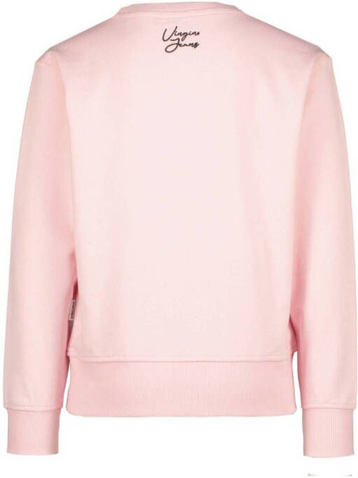 Vingino sweater met printopdruk roze
