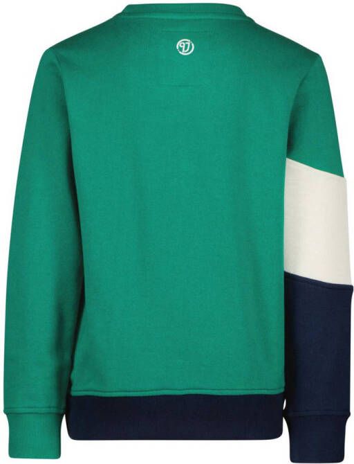 Vingino sweater NAR groen ecru donkerblauw