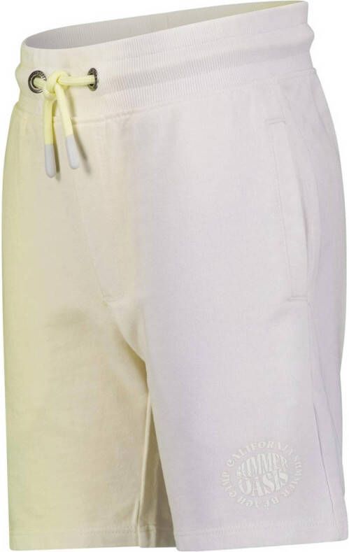 Vingino sweatshort REY licht neon geel lila