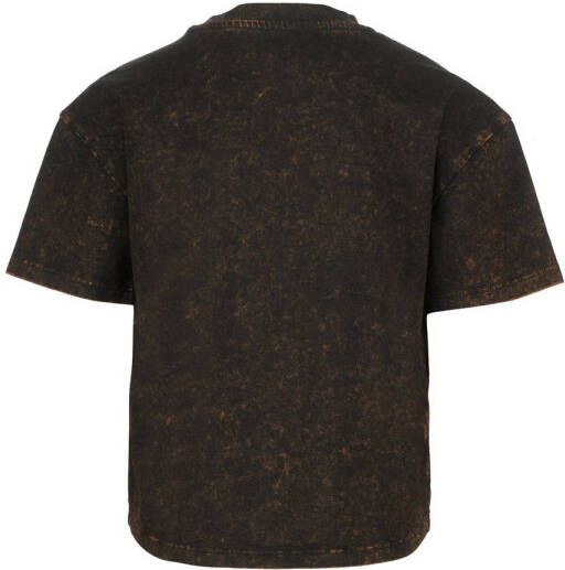 Vingino T-shirt Heane met printopdruk bruin