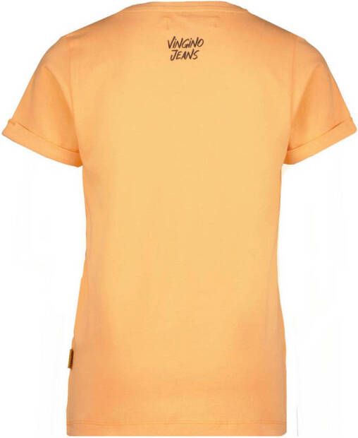 Vingino T-shirt HERA met printopdruk oranje
