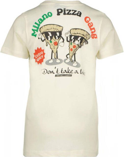 Vingino T-shirt HESK met backprint offwhite