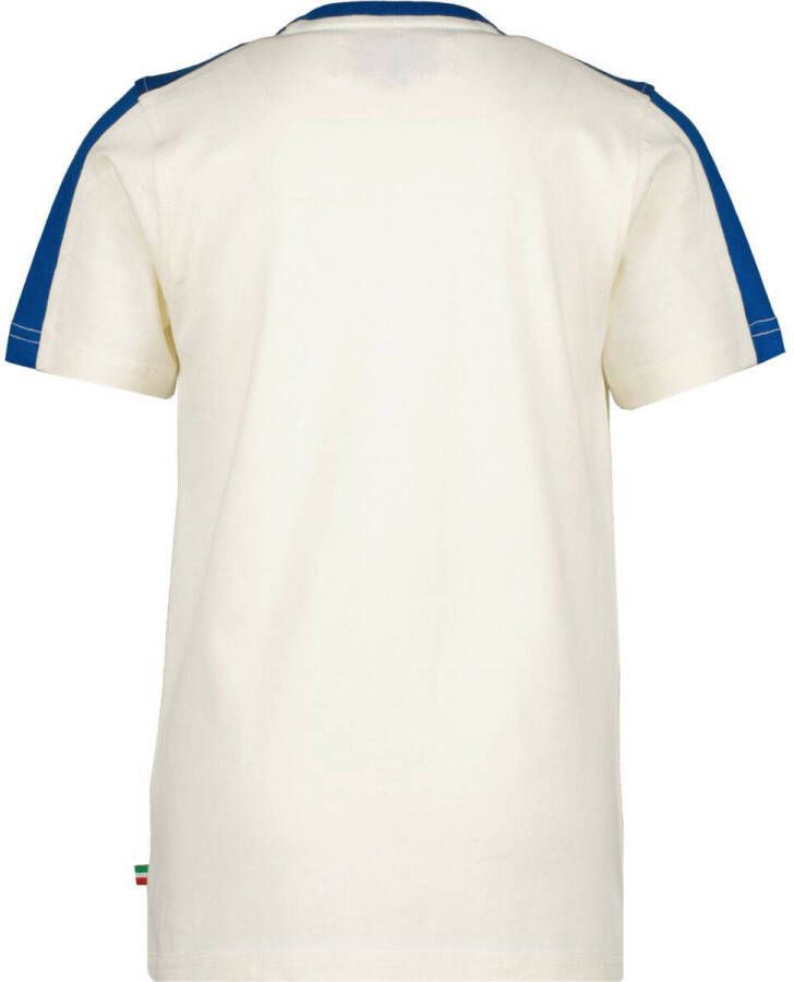 Vingino T-shirt met logo wit blauw