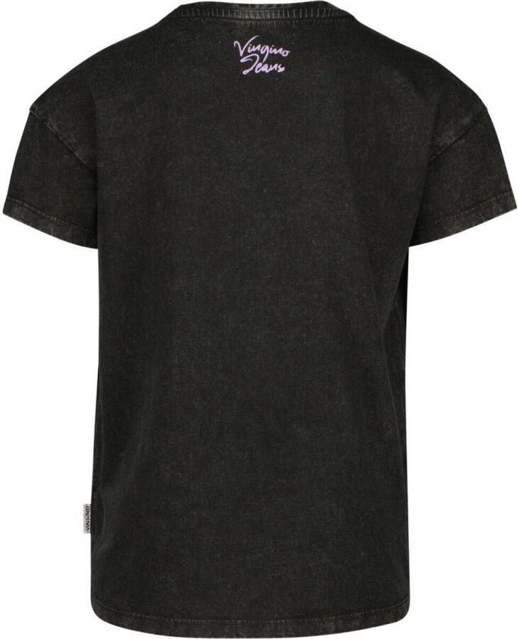 Vingino T-shirt met printopdruk zwart