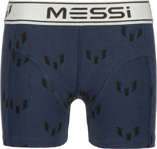 Vingino x Messi boxershort set van 2 donkerblauw lichtblauw