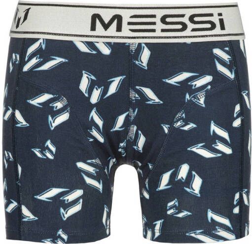 Vingino x Messi boxershort set van 2 wit donkerblauw