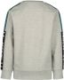 VINGINO x Messi sweater Narlos grijs melange zwart Jongens Stretchkatoen Ronde hals 116 - Thumbnail 2