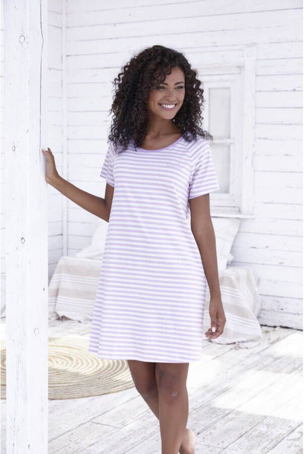 Vivance Dreams nachthemd lila wit