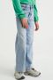 WE Fashion high waist wide leg jeans light denim Blauw 122 - Thumbnail 2